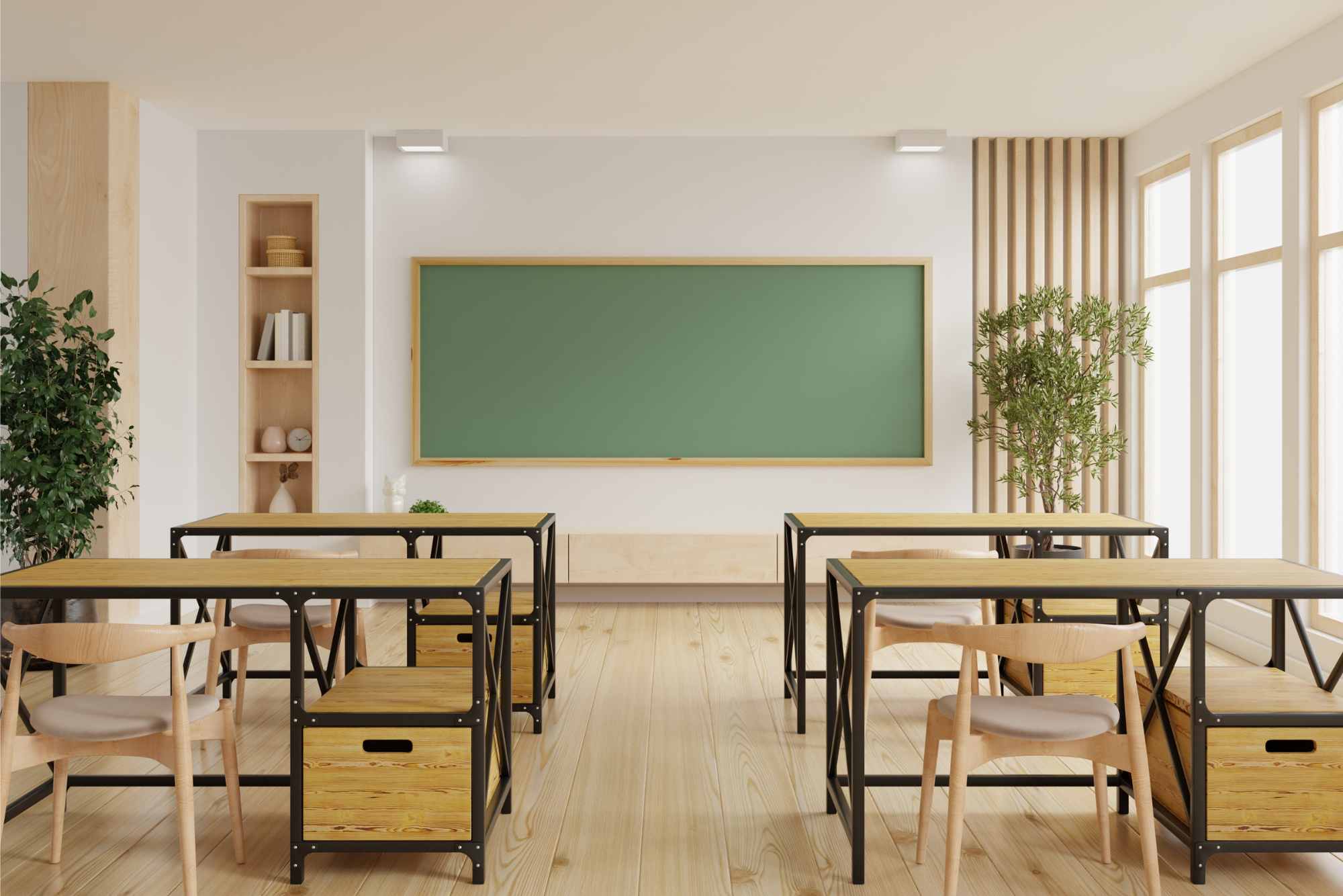 Limpieza de colegios en Santa Coloma