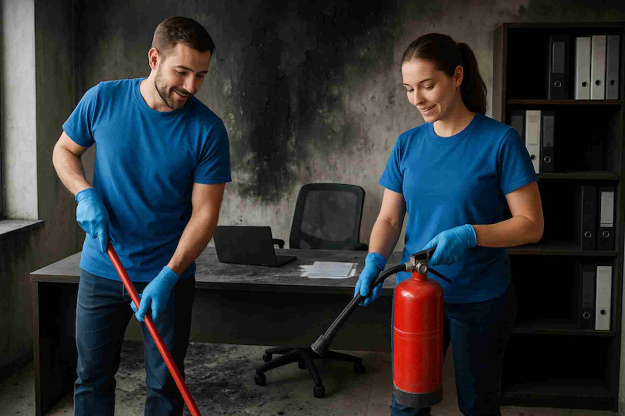 Servicio de limpieza de incendios