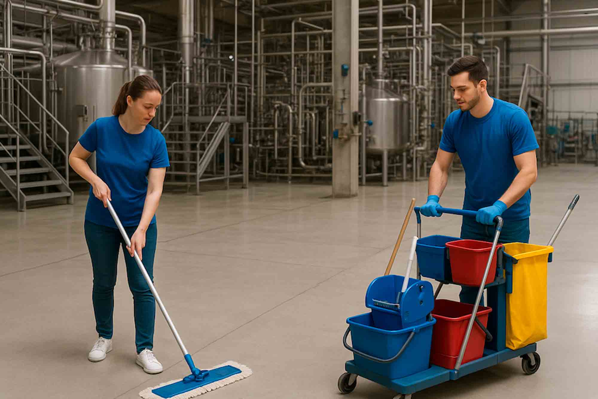 limpieza industrial de fábricas