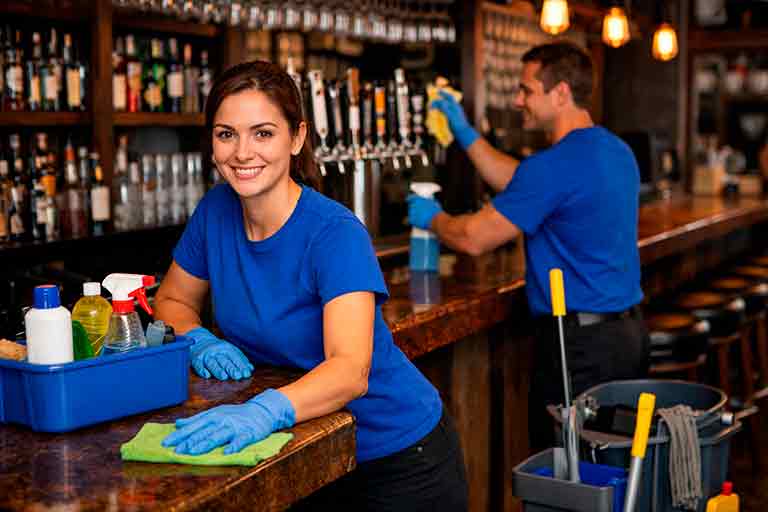 Plan de limpieza para bares