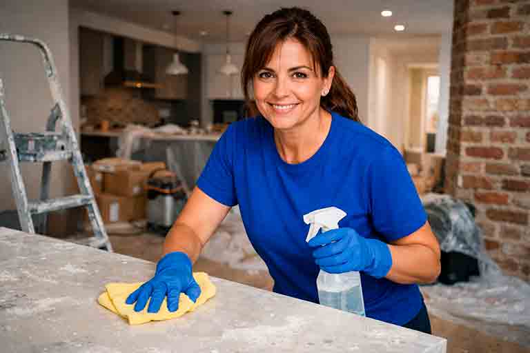 Limpieza pisos obra nueva