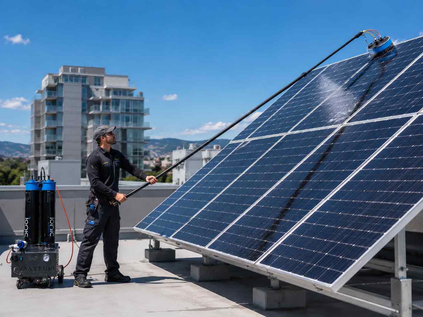 empresa limpieza paneles solares barcelona