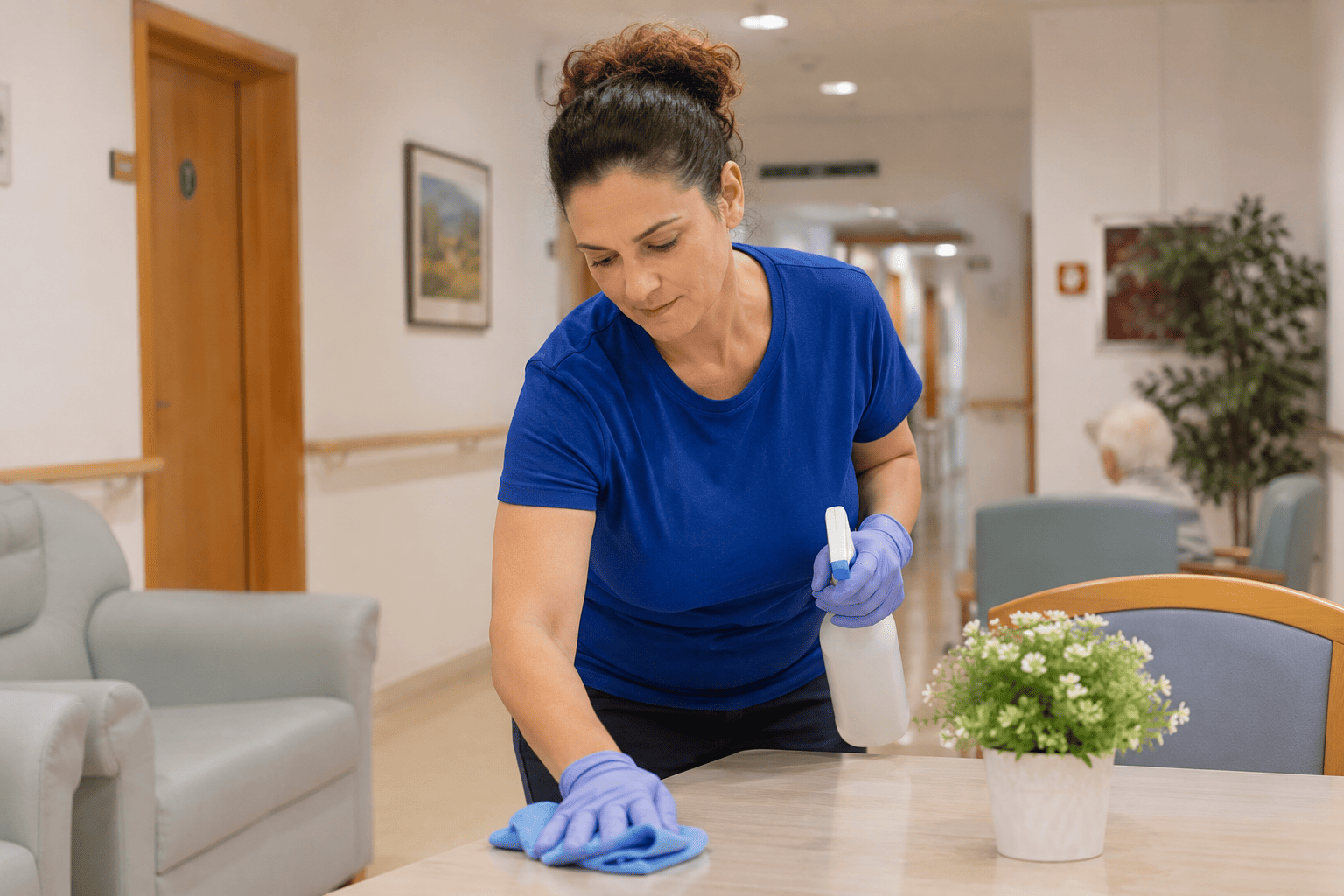 limpieza en residencias geriatricas